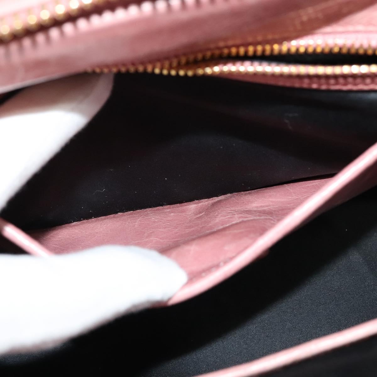 Miu Miu Madras Bowler Bag Matelasse Leather, PINK, LEATHER, Handbag