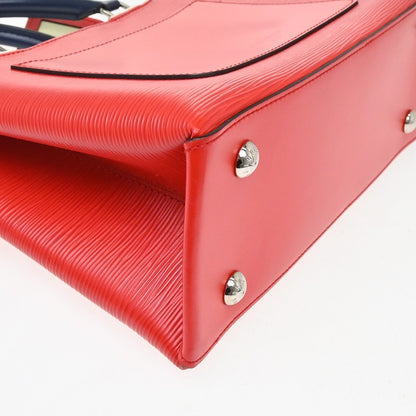 Louis Vuitton Kleber Epi Leather, Red, Leather, Handbag