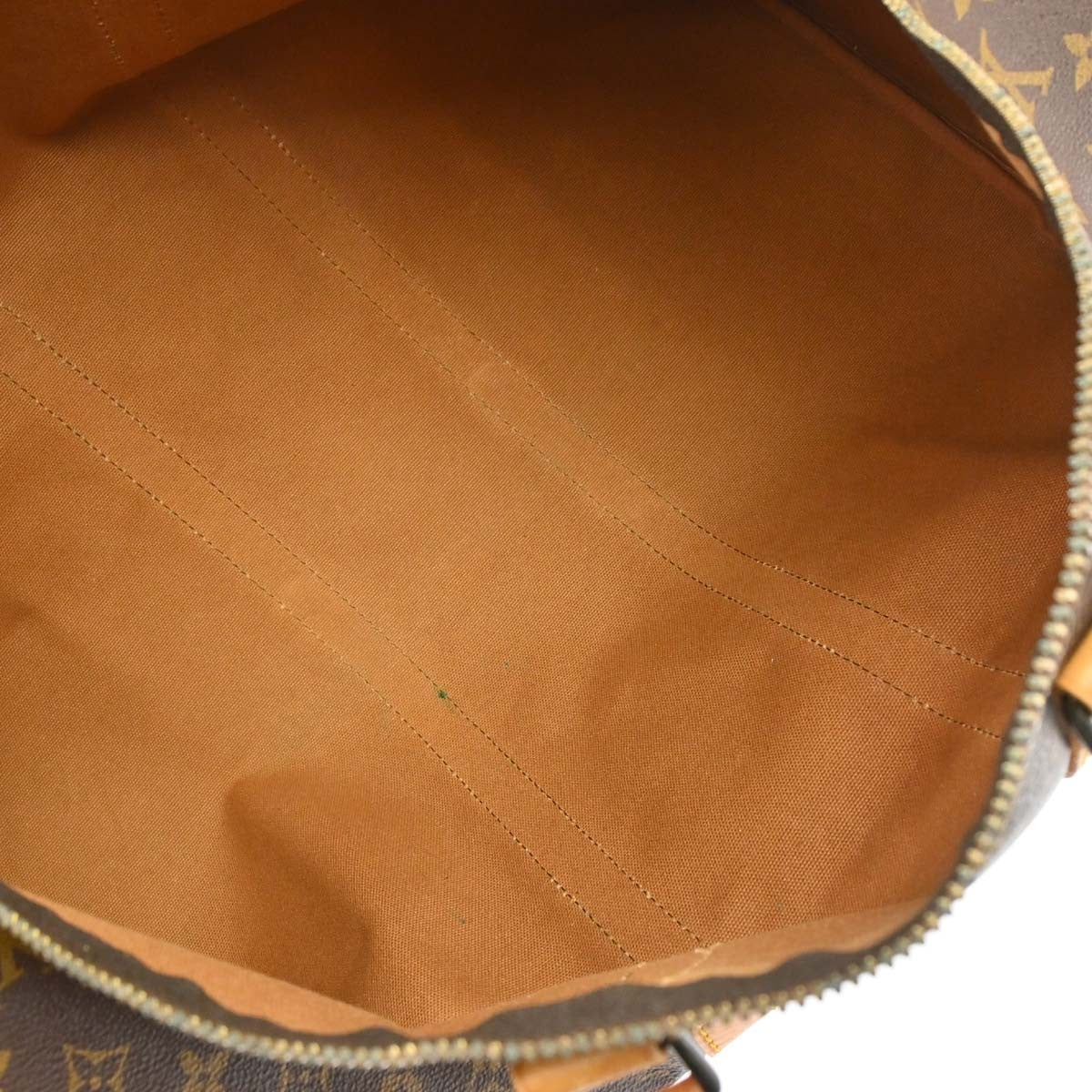 Louis Vuitton Keepall Monogram, Brown, Canvas, Travel Bag