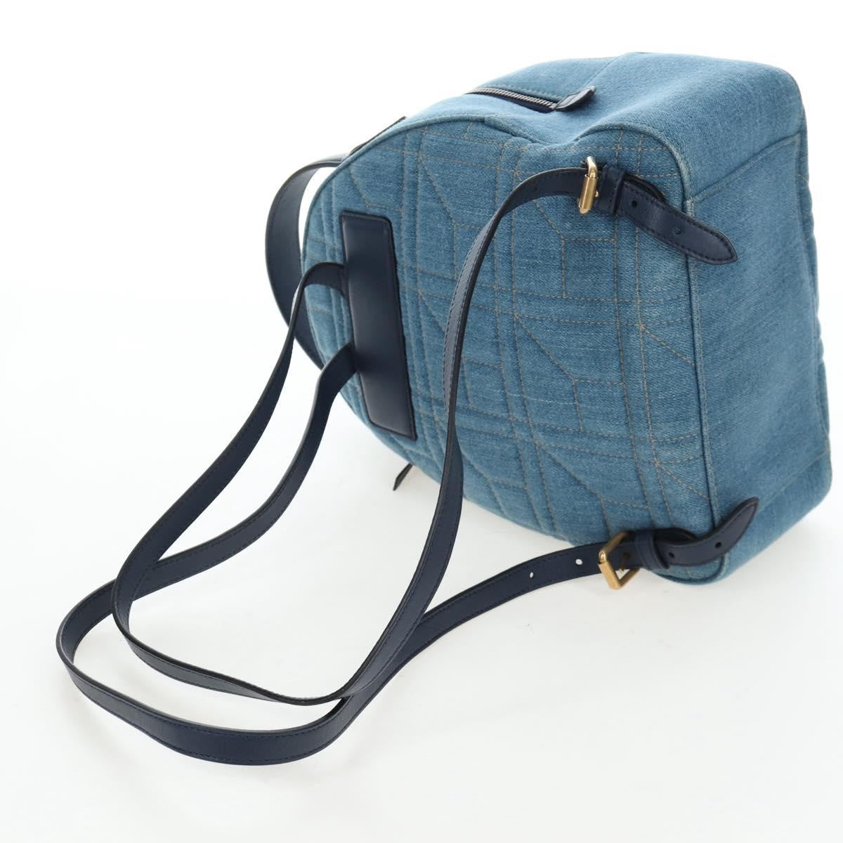 Gucci Pearly GG Marmont Embellished Matelasse Denim, Blue, Denim, Backpack