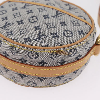 Louis Vuitton Jeanne Mini Lin, Blue, Canvas, Crossbody Bag