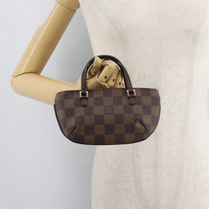 Louis Vuitton Manosque Pochette Damier, Brown, Canvas, Clutch