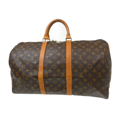 Louis Vuitton Keepall Monogram Canvas, Brown, Canvas, Travel Bag
