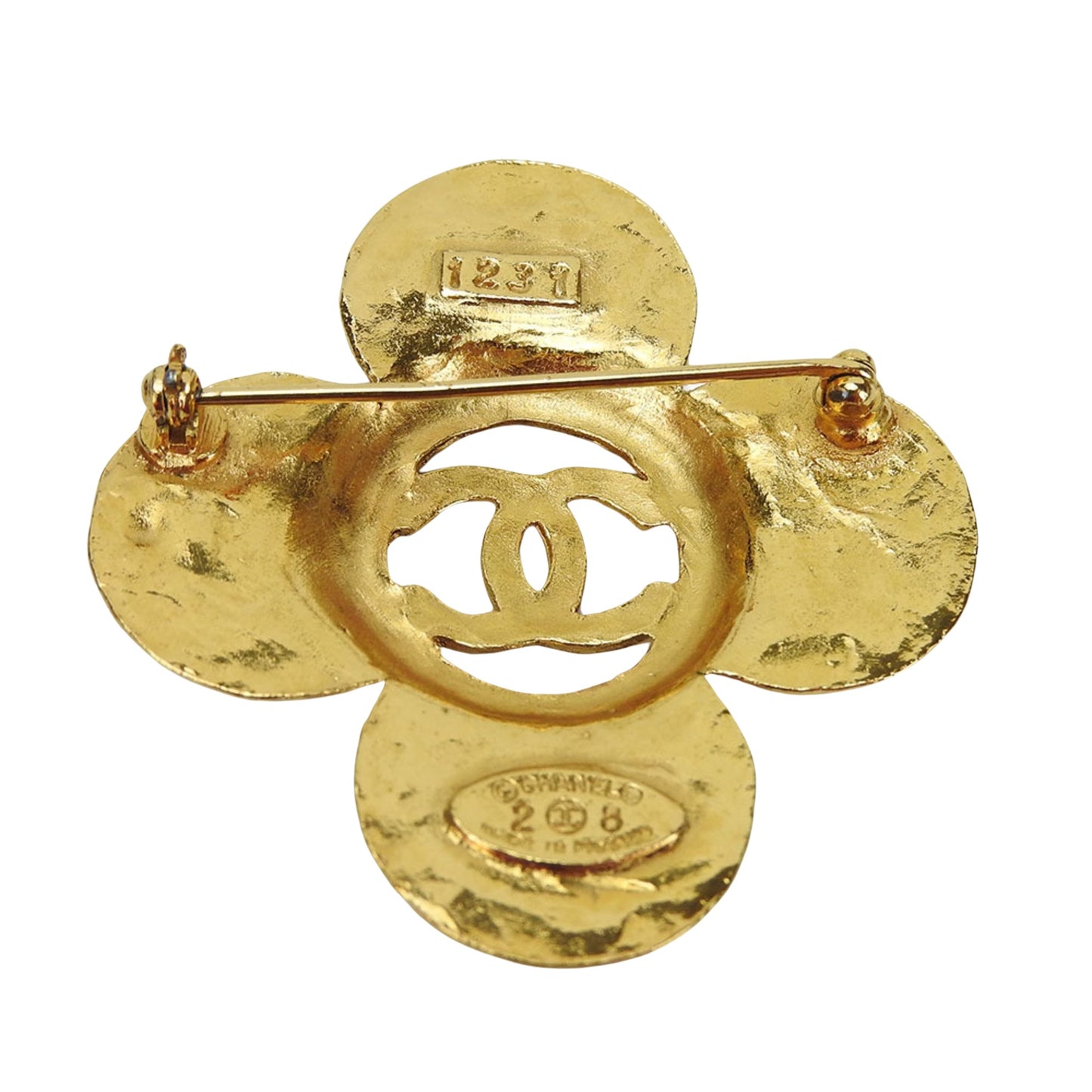 Chanel Coco Mark, Gold, Metal, brooch