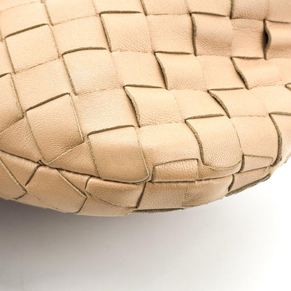 Bottega Veneta BV Jodie Hobo Intrecciato Nappa, Brown, Leather, Shoulder Bag