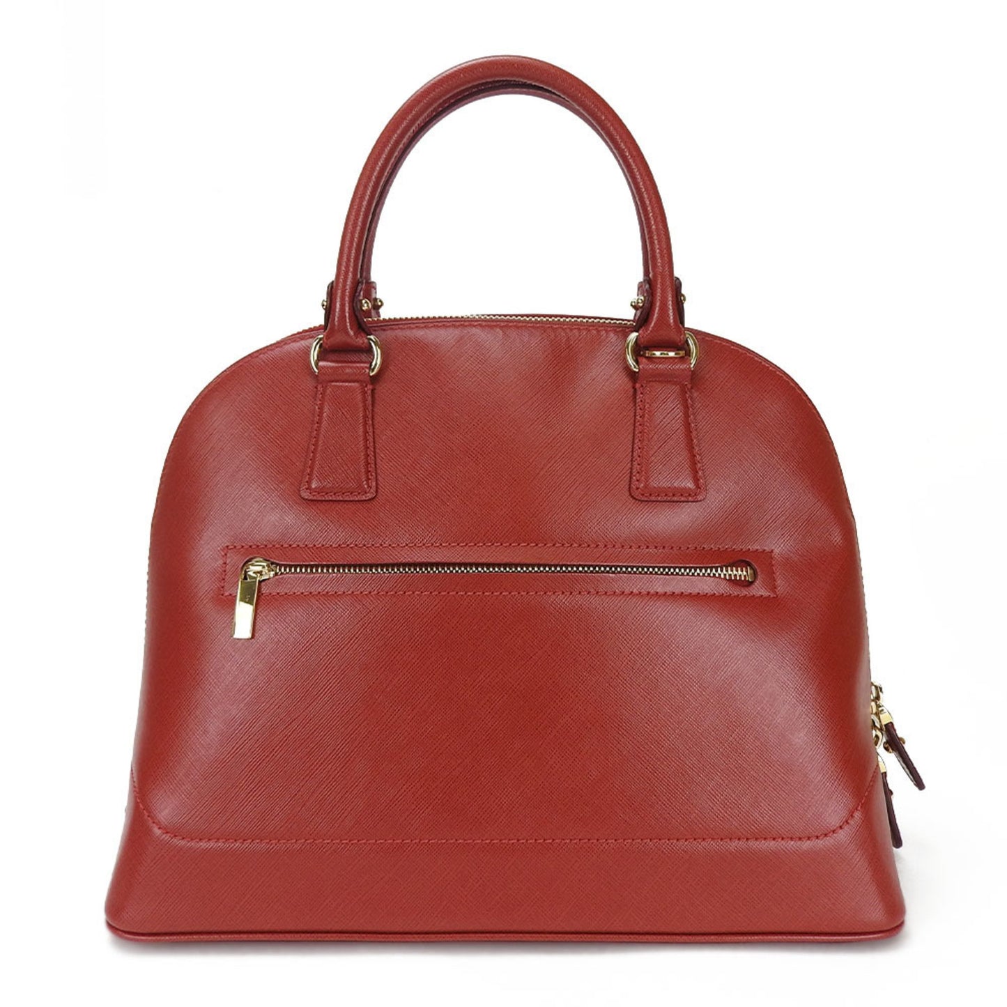 Salvatore Ferragamo Gancini, Red, Leather, handbag