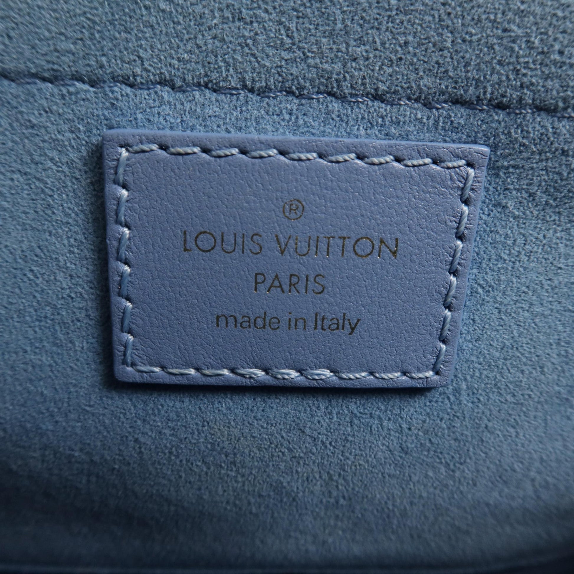 Louis Vuitton New Wave Denim, Blue, Denim, Crossbody Bag