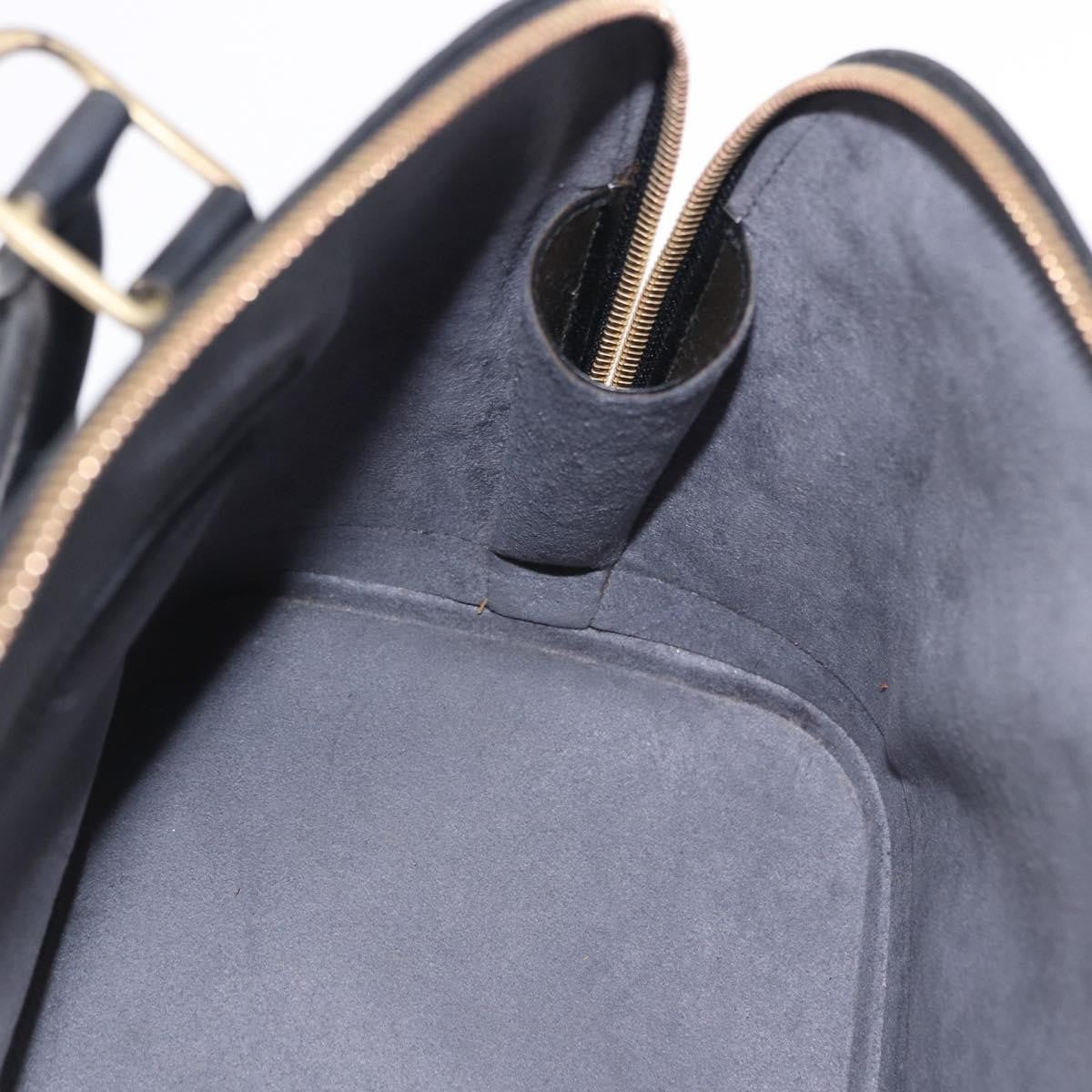 Louis Vuitton Alma Epi Leather, Black, Leather, Handbag