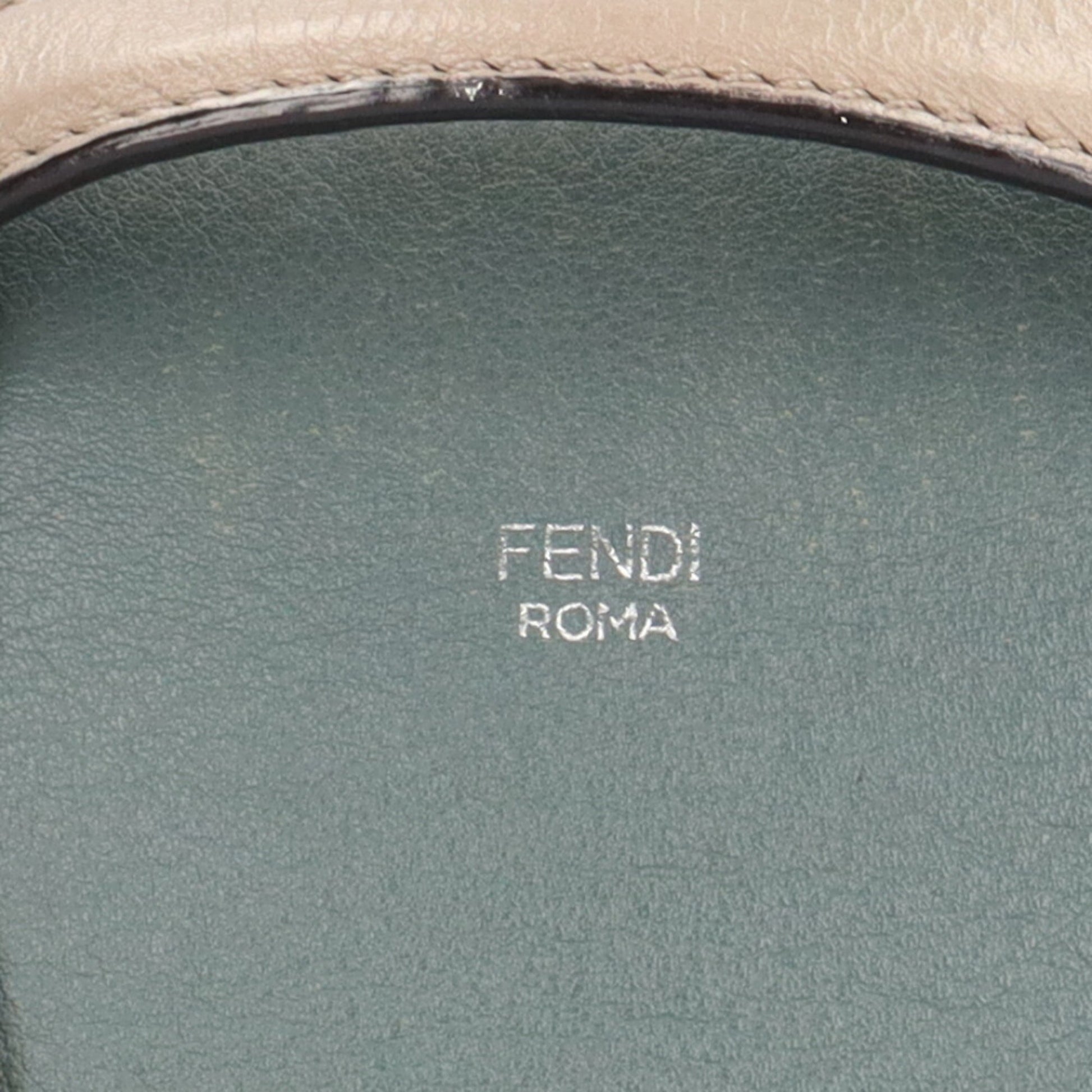 Fendi By The Way, Green, Leather, handbag