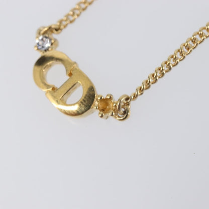 Christian Dior Clair D Lune Pendant Metal with Crystals, Gold, Metal, Necklace