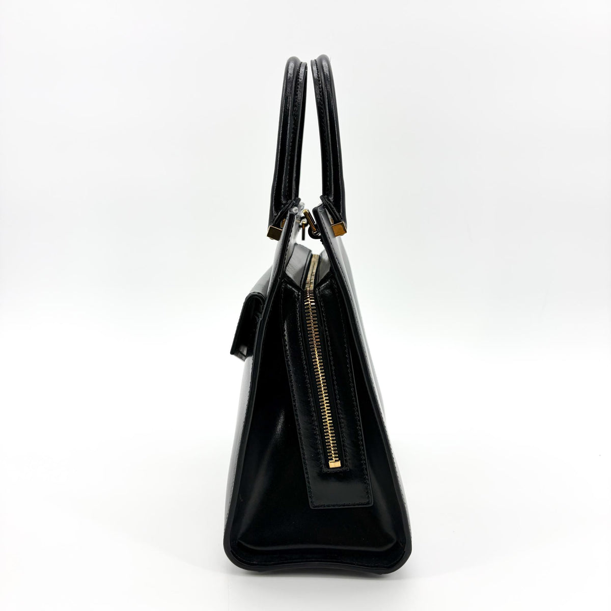 Saint Laurent Uptown Crossbody Bag Leather, Black, Leather, Crossbody Bag