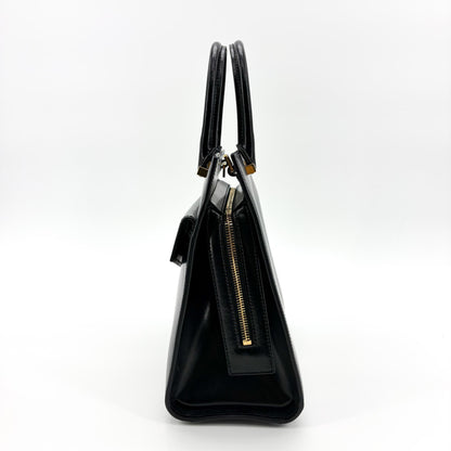 Saint Laurent Uptown Crossbody Bag Leather, Black, Leather, Crossbody Bag