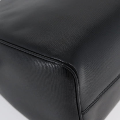 Celine Circle Logo Leather, Black, Leather, Shoulder Bag