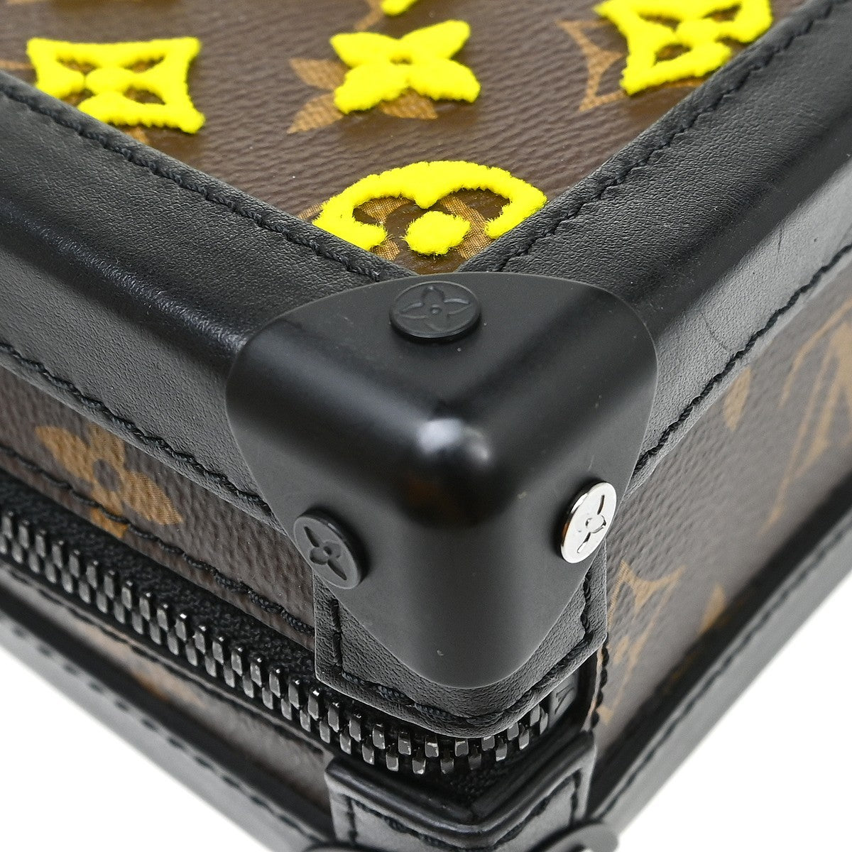 Louis Vuitton Vertical Soft Trunk Monogram Tuffetage Canvas, Brown, Canvas, Handbag