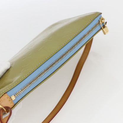 Louis Vuitton Lexington Pochette Monogram Vernis, Green, Patent Leather, Clutch