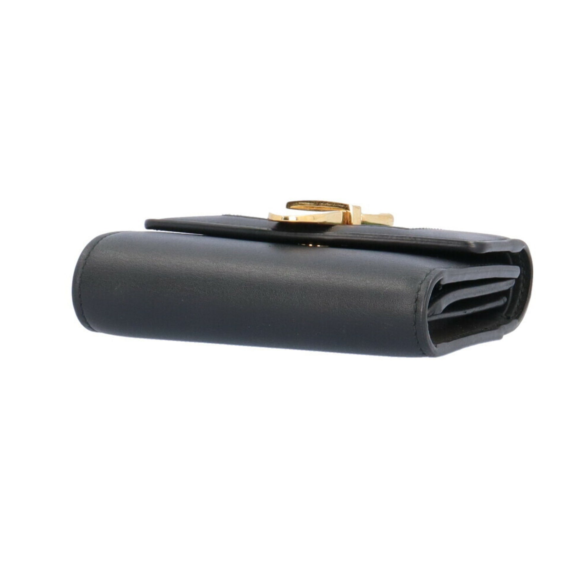 Gucci Sylvie, Black, Leather, wallet