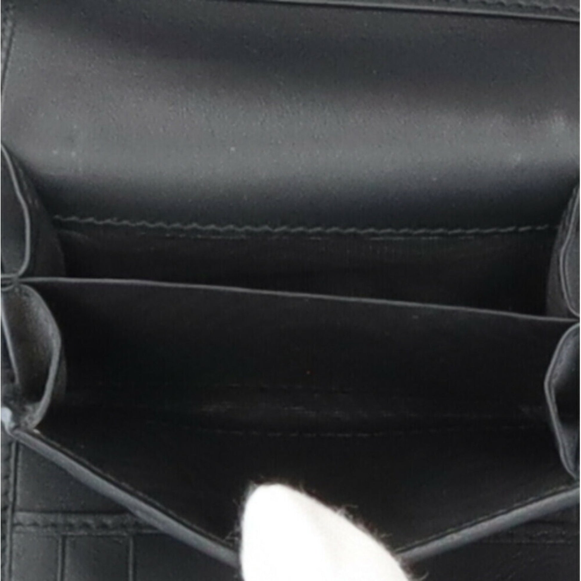 Gucci Sylvie, Black, Leather, wallet