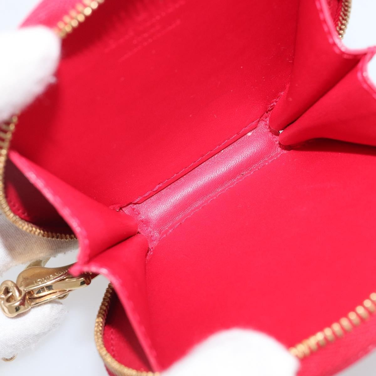 Louis Vuitton Boite Chapeau Coin Purse Patent Leather, Red, Patent Leather, Wallet