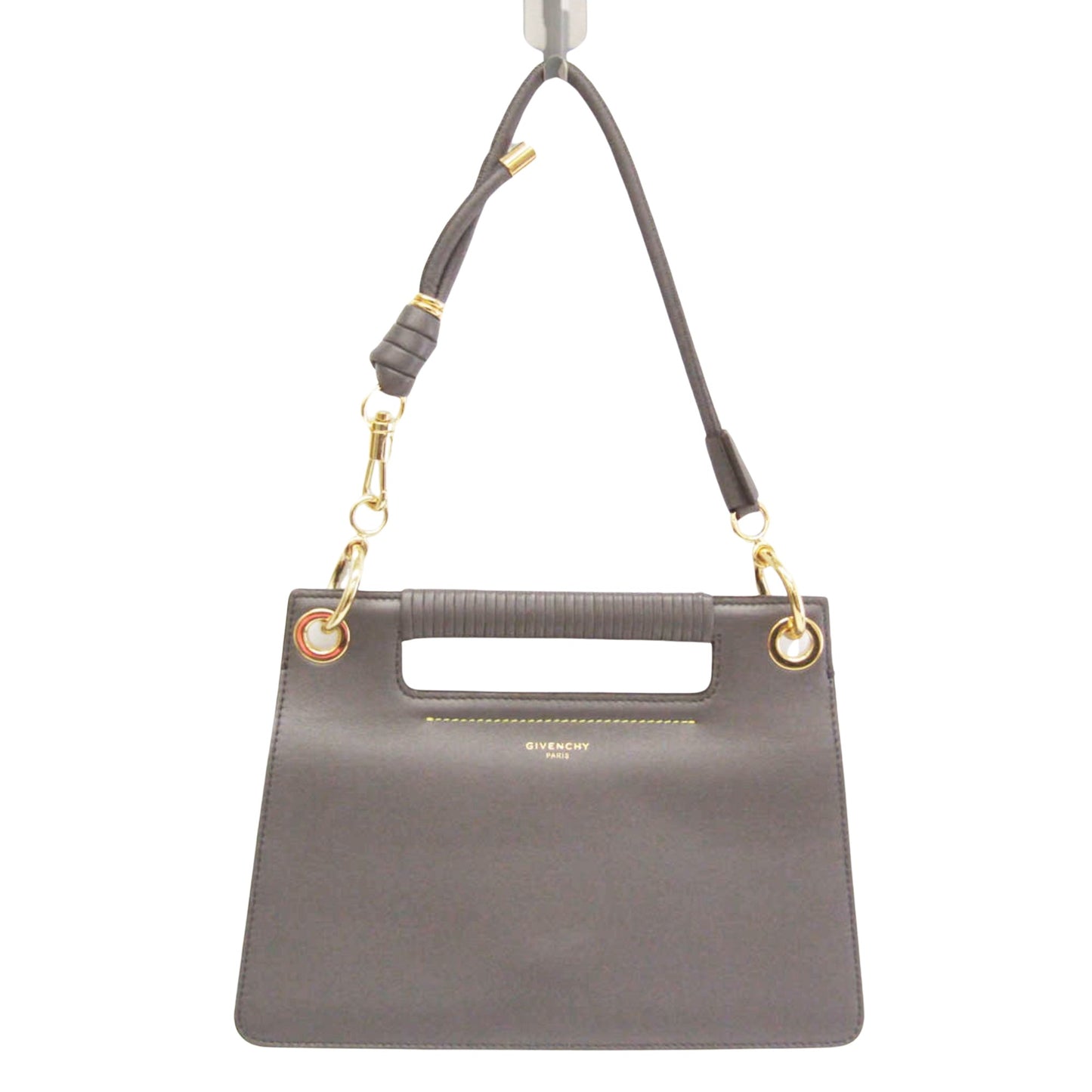 Givenchy, Grey, Leather, shoulder