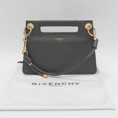 Givenchy, Grey, Leather, shoulder