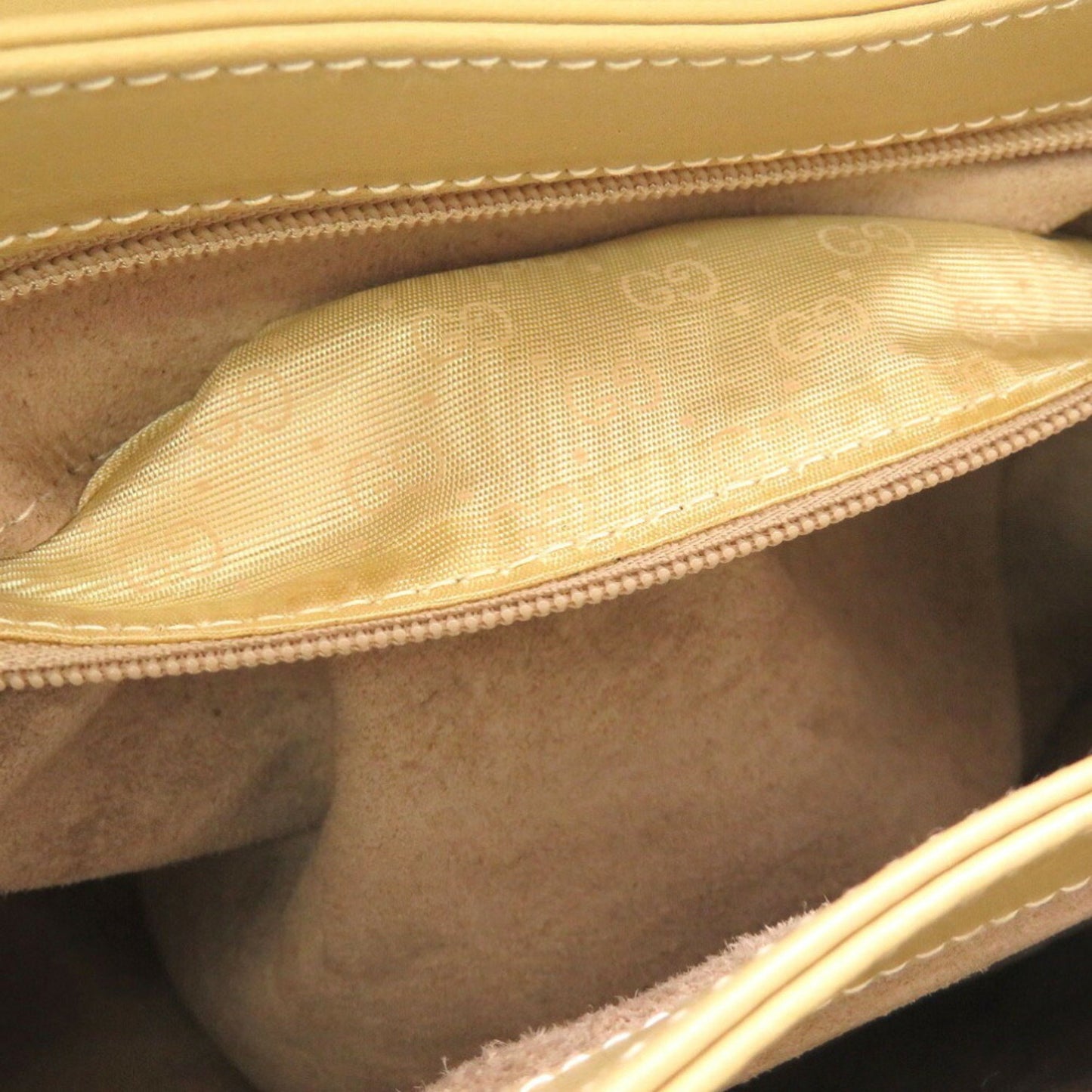 Gucci Bamboo, Beige, Leather, handbag