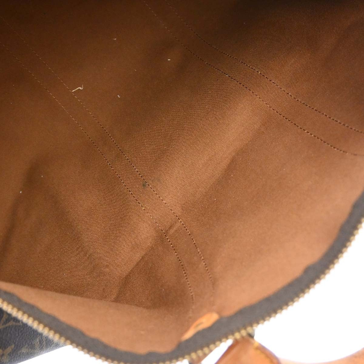 Louis Vuitton Keepall Monogram Canvas, Brown, Canvas, Travel Bag