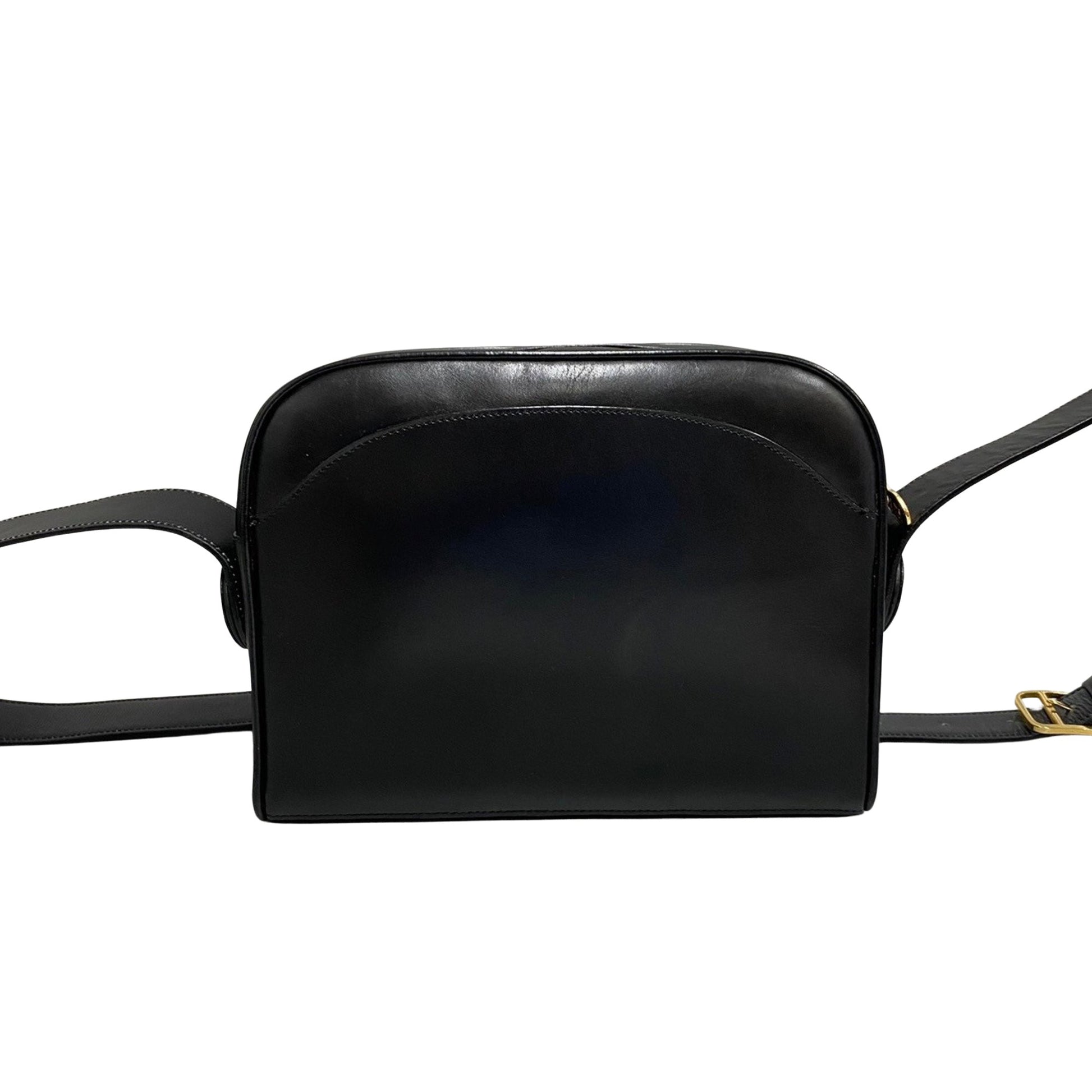 Céline, Black, Leather, shoulder