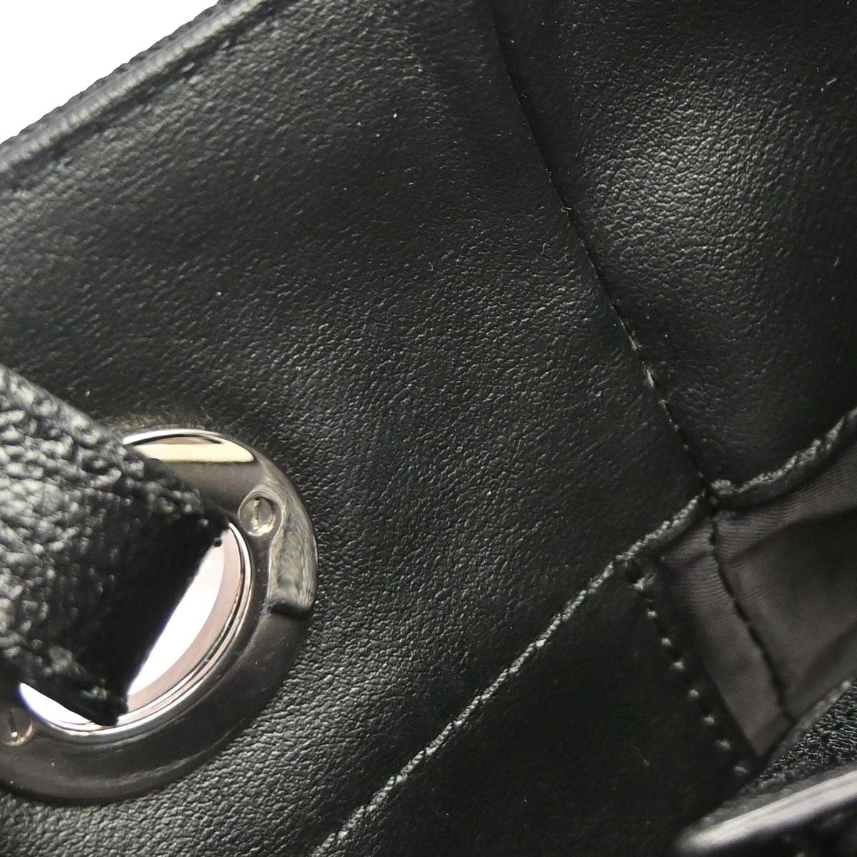 Chanel Biarritz Tote Quilted Coated Canvas, Black, Canvas, Tote Bag