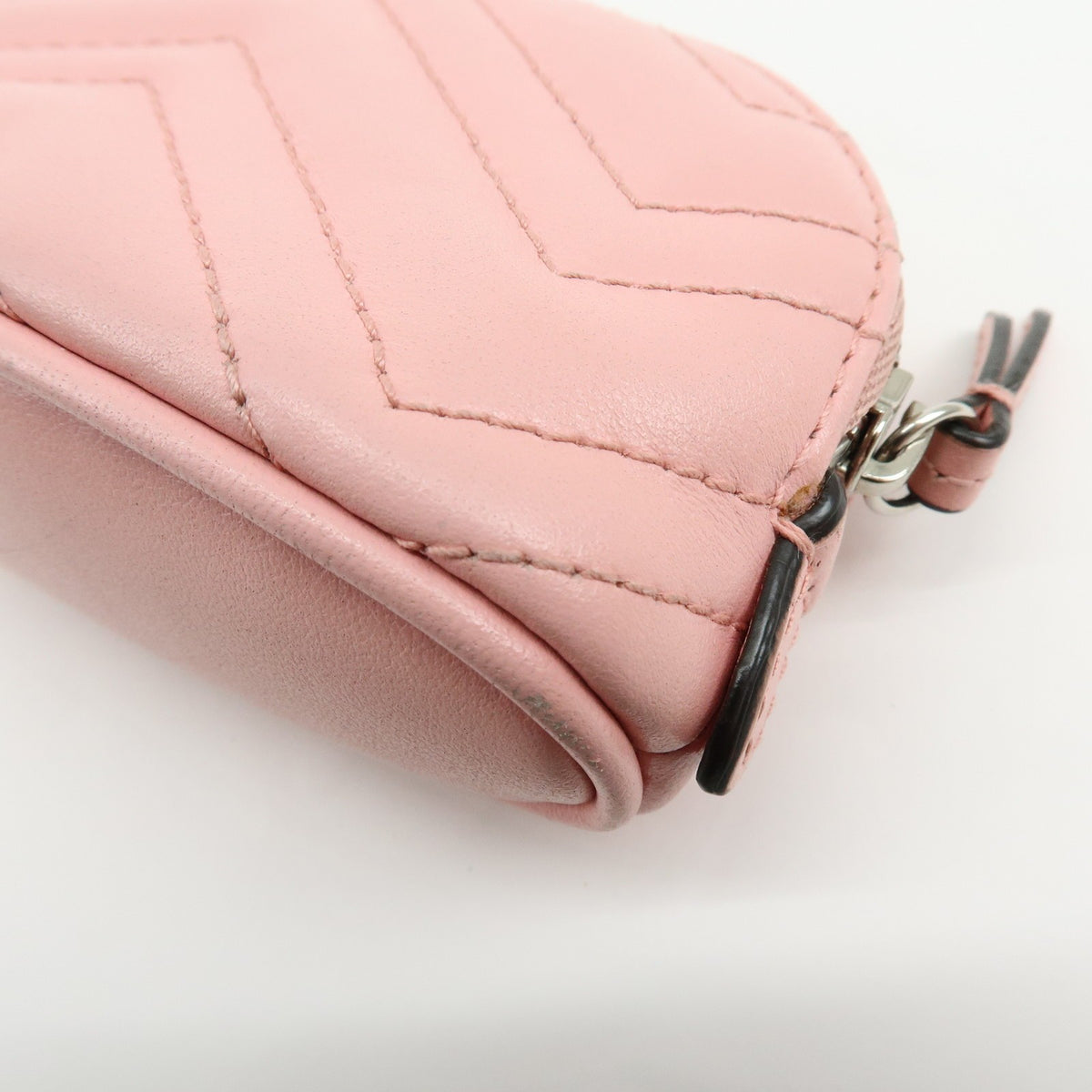 Gucci GG Marmont Key Matelasse Leather, Pink, Leather, Clutch