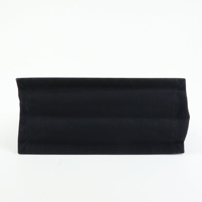 Saint Laurent Rive Gauche Shopper Canvas, Black, Canvas, Tote Bag