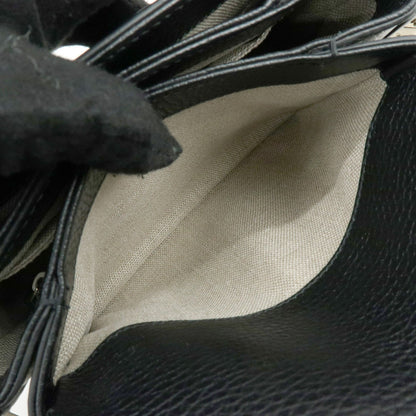 Gucci Interlocking Leather, Black, Leather, Shoulder Bag
