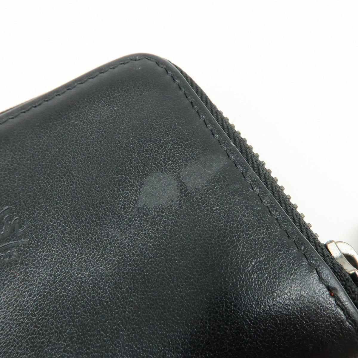 Christian Louboutin Panettone Coin Purse Spiked Leather, Black, Leather, Wallet