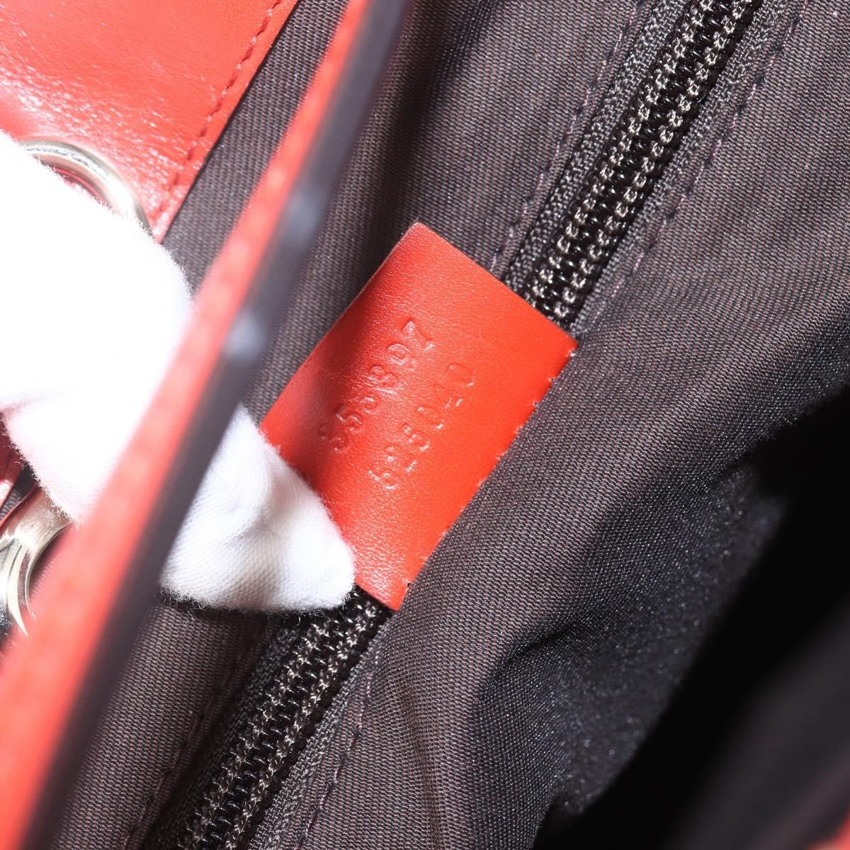 Gucci Bright Diamante Leather, Red, Leather, Tote Bag