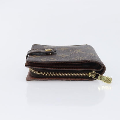 Louis Vuitton Compact Zippe Monogram Canvas, Brown, Canvas, Wallet
