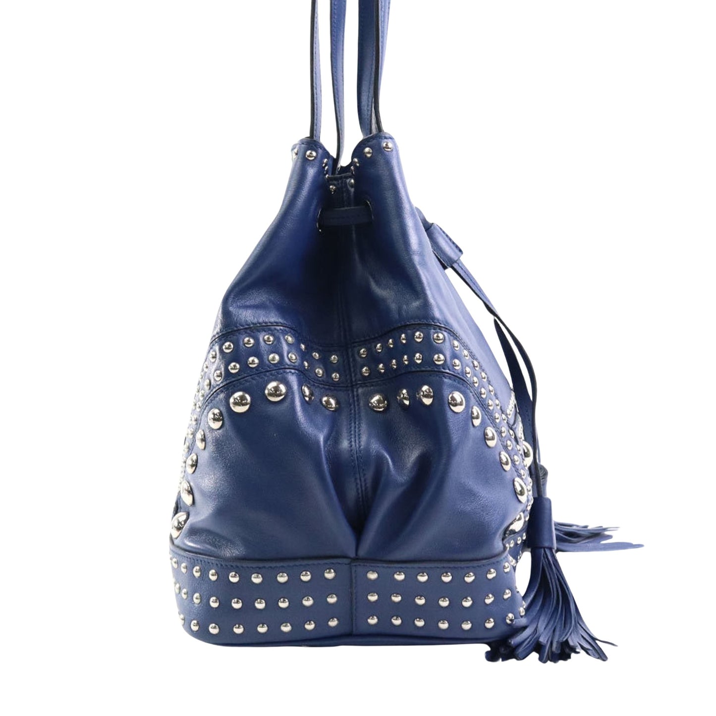 Prada --, Navy, Leather, shoulder