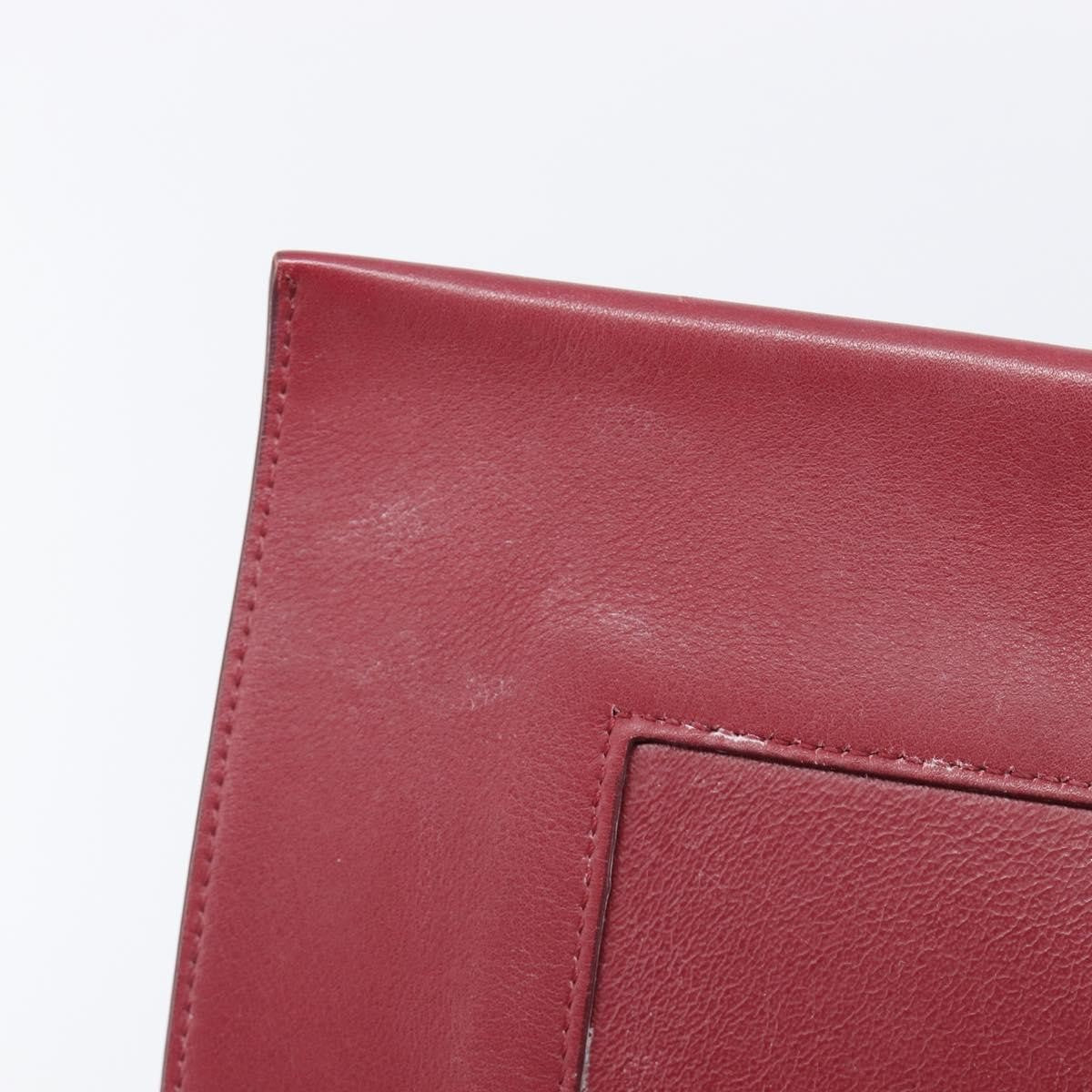 Celine Frame Leather, Beige, Leather, Shoulder Bag