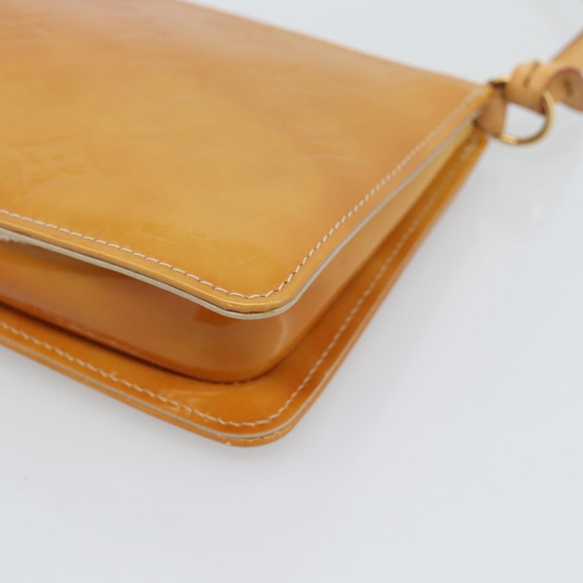Louis Vuitton Lexington Pochette Patent Leather, Beige, Patent Leather, Clutch
