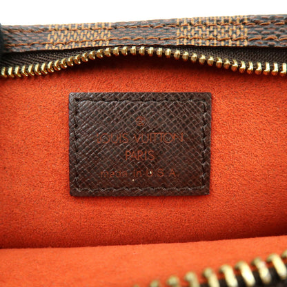 Louis Vuitton Marais Bucket Zip Damier, Brown, Canvas, Clutch