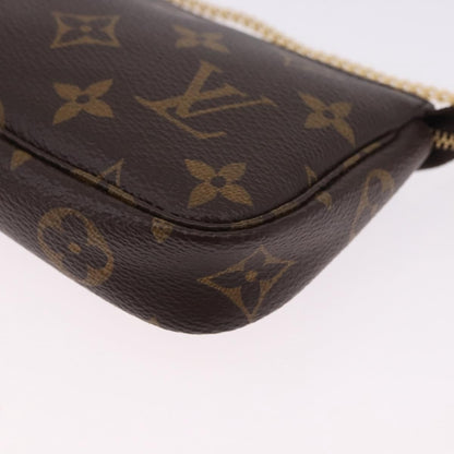 Louis Vuitton Mini pochette accessoires Canvas, Brown, Canvas, Clutch