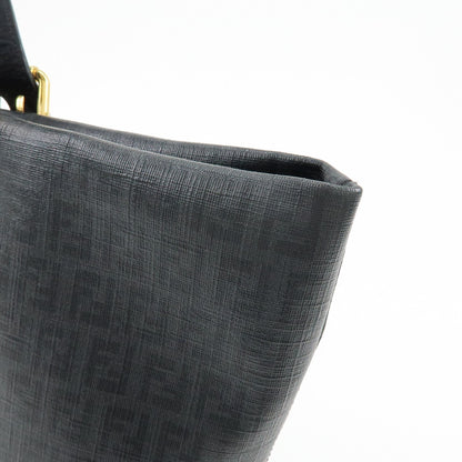 Fendi Superstar Zucchino Coated Canvas, Black, Canvas, Tote Bag