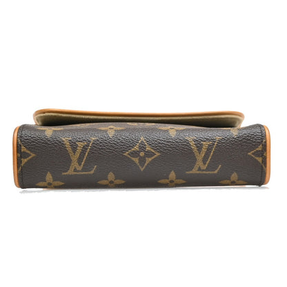 Louis Vuitton Florentine Waist Monogram Canvas, Brown, Canvas, Handbag