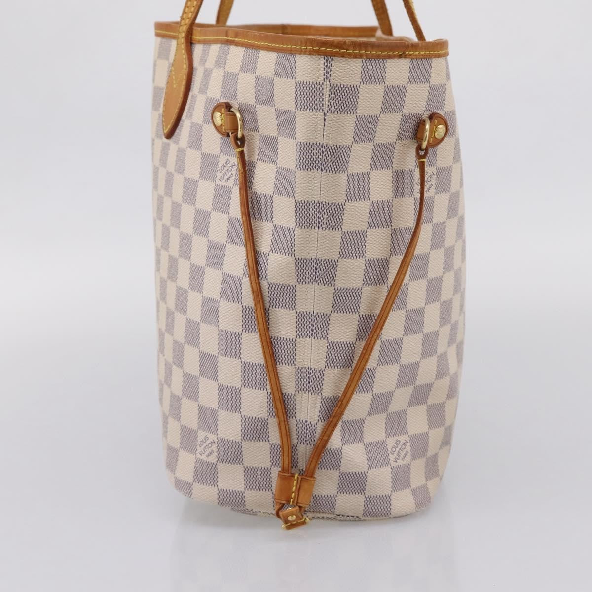 Louis Vuitton Neverfull Damier, Beige, Canvas, Tote Bag