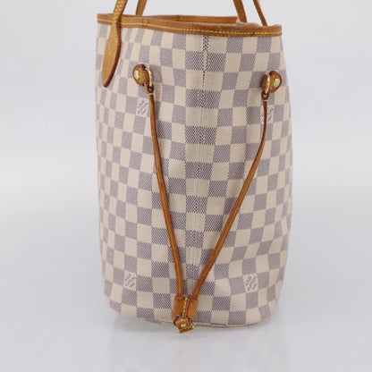 Louis Vuitton Neverfull Damier, Beige, Canvas, Tote Bag