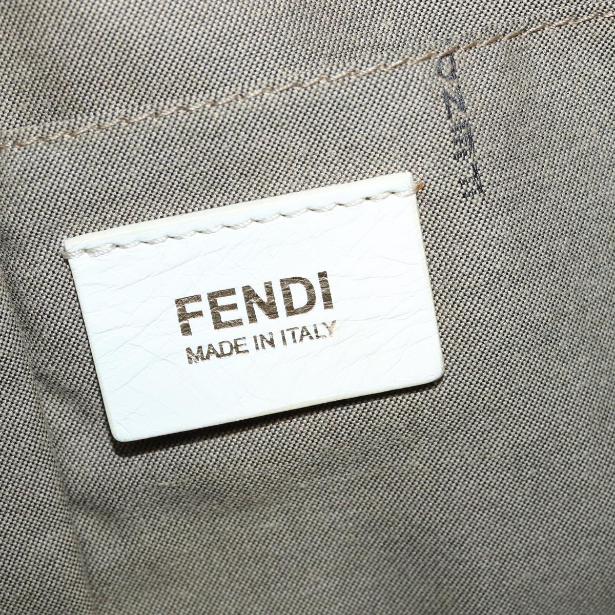 Fendi Zip hobo leather, Beige, Leather, Shoulder Bag