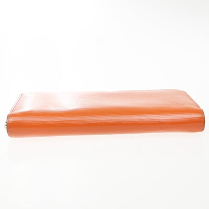 Louis Vuitton Zippy Organizer Epi Leather, Orange, Leather, Wallet