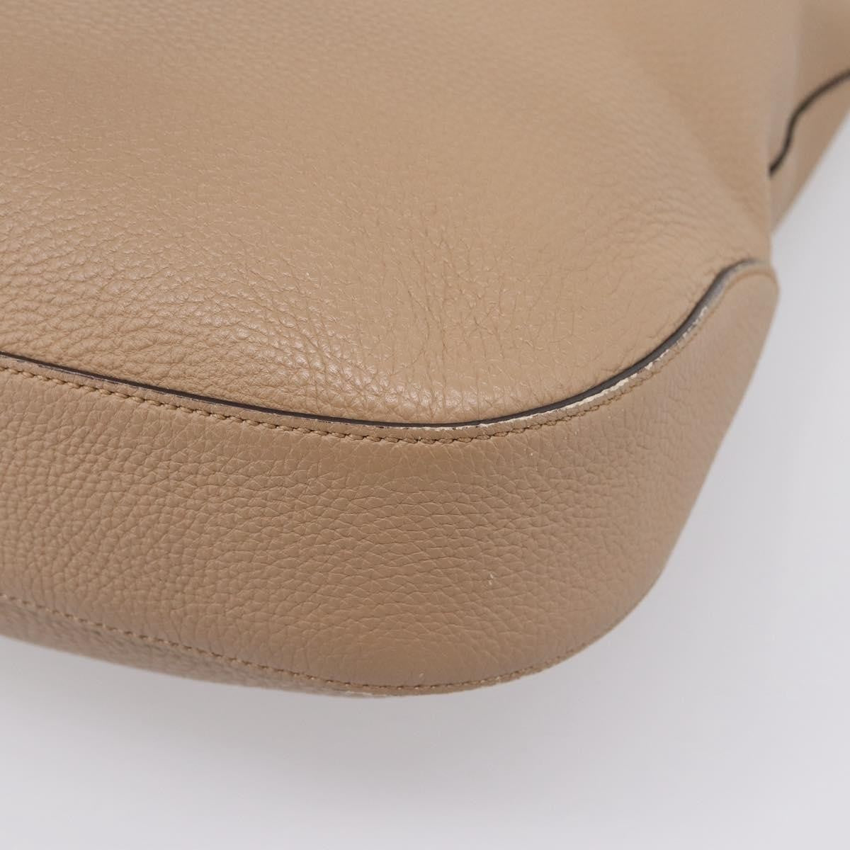 Gucci Jackie Soft Hobo Leather, Beige, Leather, Shoulder Bag