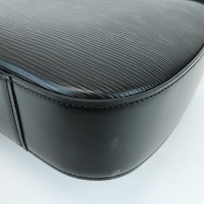 Louis Vuitton Reverie Epi Leather, Black, Leather, Handbag