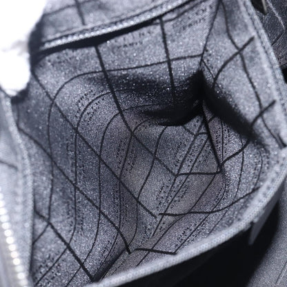 Celine Boston C Macadam Canvas, Black, Canvas, Handbag