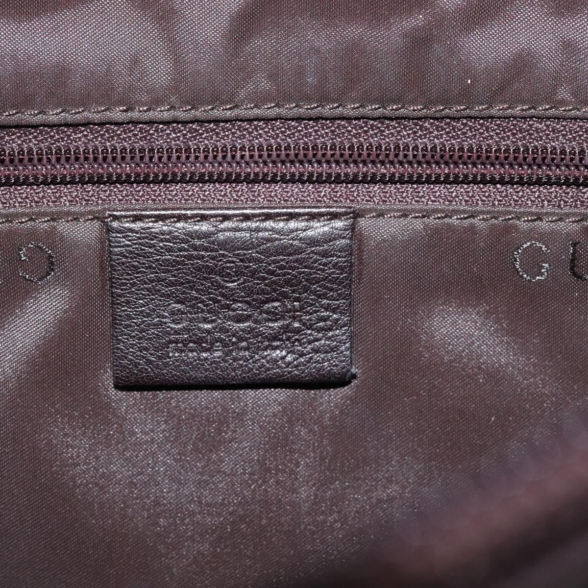Gucci Vintage Leather, Brown, Leather, Shoulder Bag