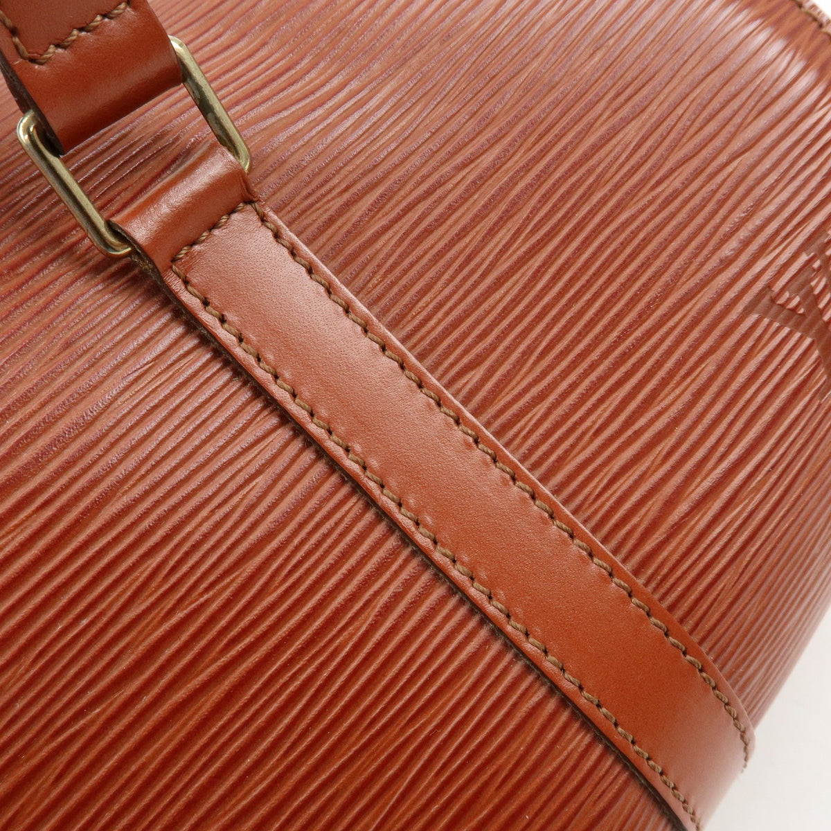 Louis Vuitton Soufflot Epi Leather, Brown, Leather, Handbag